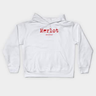 Wine Pun 01 Kids Hoodie